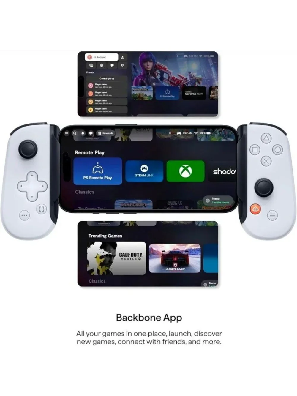 Backbone One Mobile Gaming PlayStation iPhone Ed Controller Bonus Gaming Socks S